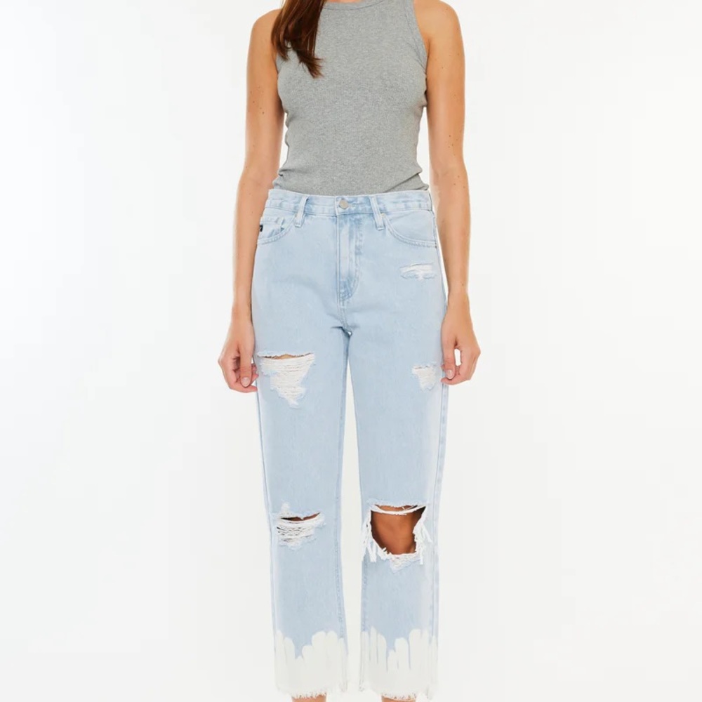 KanCan Harmony High Rise Straight Leg Jeans